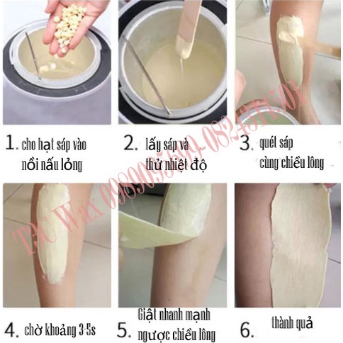 {Tặng 100g sáp NHŨ NGOC TRAI và que} Nồi nấu sáp WAX Tẩy Lông-Pro Wax 100