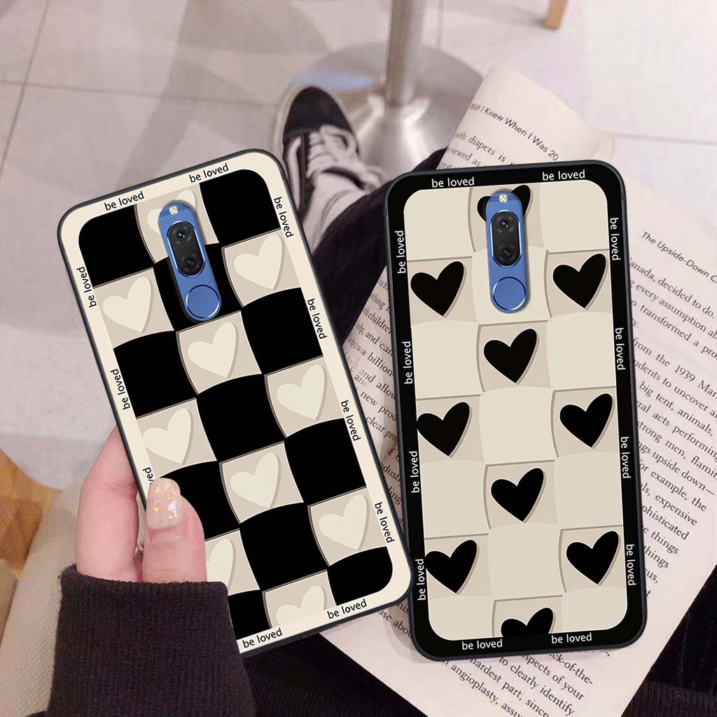 Ốp Huawei Nova 2i trái tim, thời trang, thể thao, ốp viền dẻo đẹp