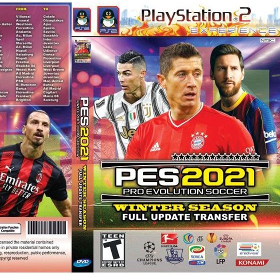 Băng Cát Xốp Pes 2021 Cho Ps2