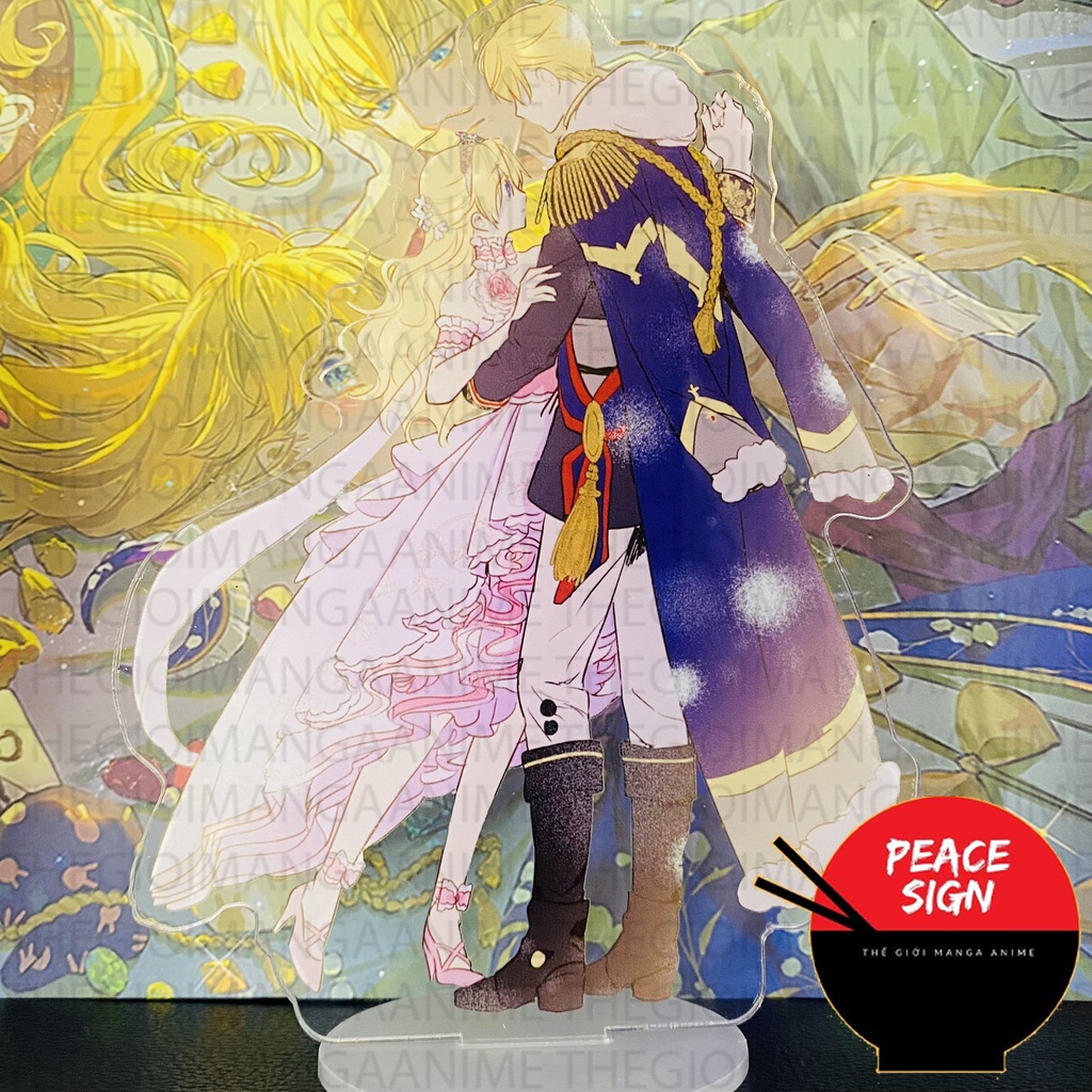 Mô Hình Standee MỘT NGÀY NỌ TÔI BỖNG TRỞ THÀNH CÔNG CHÚA anime chibi trang trí trưng bày xinh xắn