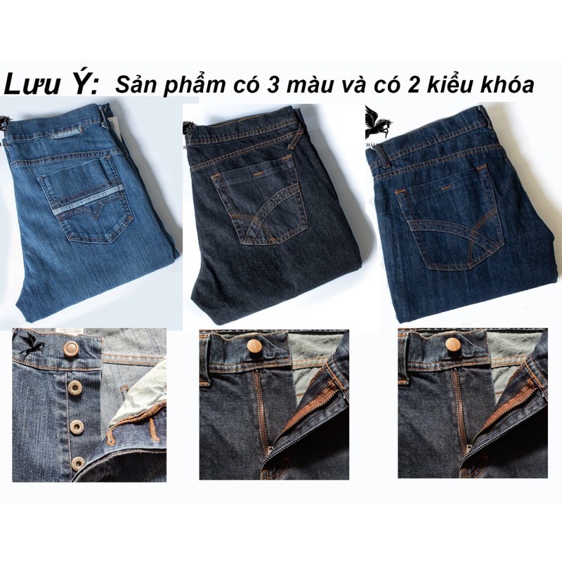 quần jean nam ống suông vải mềm cao cấp big size cho người 55-100kg | BigBuy360 - bigbuy360.vn