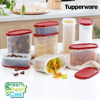 TUPPERWARE CHÍNH HÃNG -Bộ hộp kệ bếp Modular Mate Oval Tupperware (8hộp)