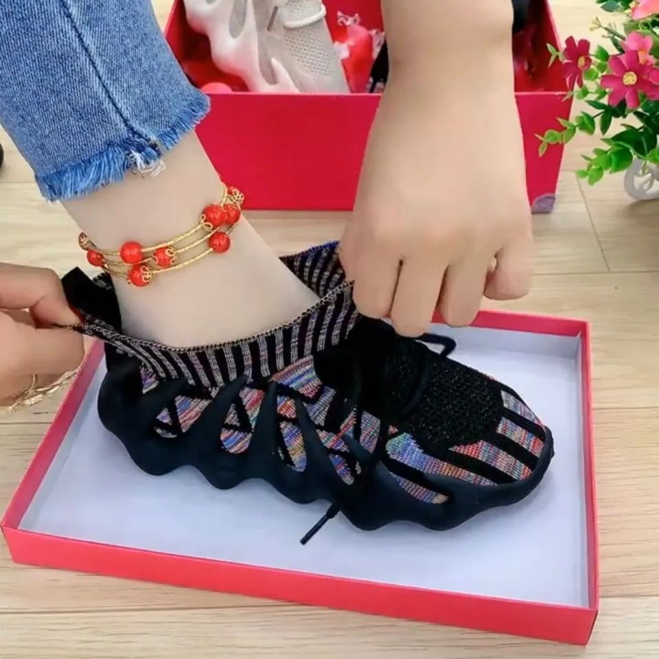 Giày Thể Thao Đế Mềm Thoáng Khí Thời Trang Xuân Thu Cho Nữ