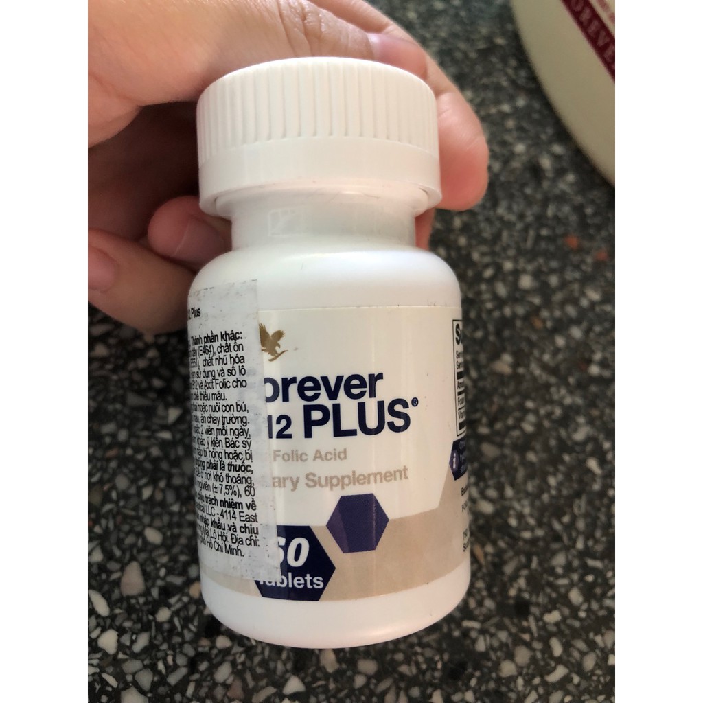 Viên bổ sung sắt Forever B12 Plus cho mẹ bầu và người thiếu máu
