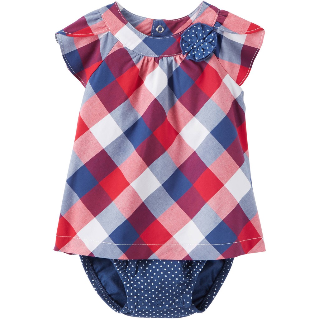 Bodysuit đầm Carter's cho bé gái 3M-24M BG265