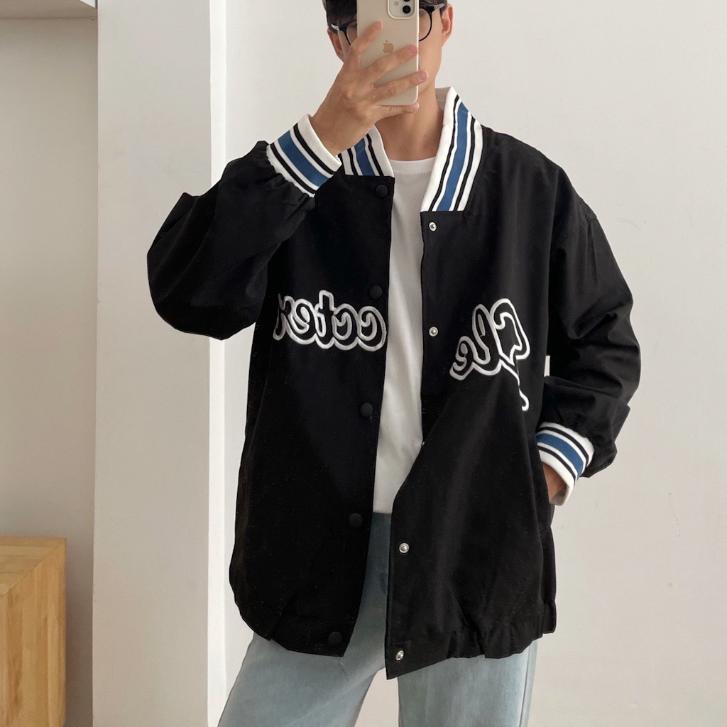 NOBITA HOME - ÁO KHOÁC DÙ THÊU CHỮ SLECCTER