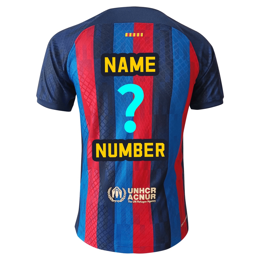 Áo Thun Số 22-23 Câu Lạc Bộ Barcelona s-2xl