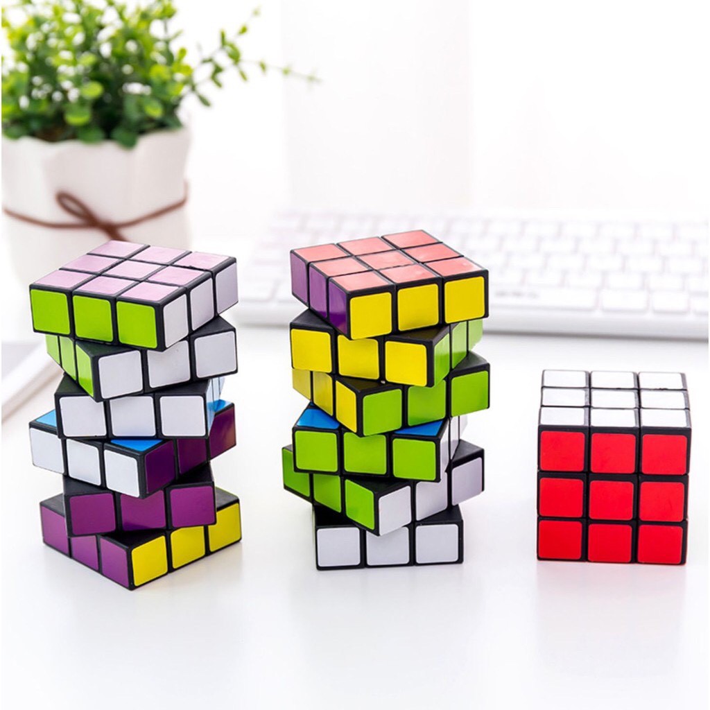 Khối RUBIK xoay lắp ghép cho bé loại tốt - Đồ chơi thông minh RUBIK hàng đẹp