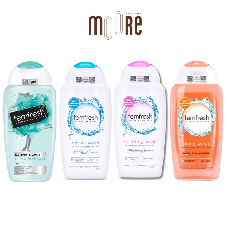 Dung Dịch Cho Vệ Sinh Phụ Nữ Femfresh Daily Wash 250ml