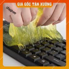 Miếng Bùn dẻo, Gel Silicon lau bụi, vệ sinh nội thất xe hơi, điện thoại, máy tính hiệu quả [SIÊU RẺ]