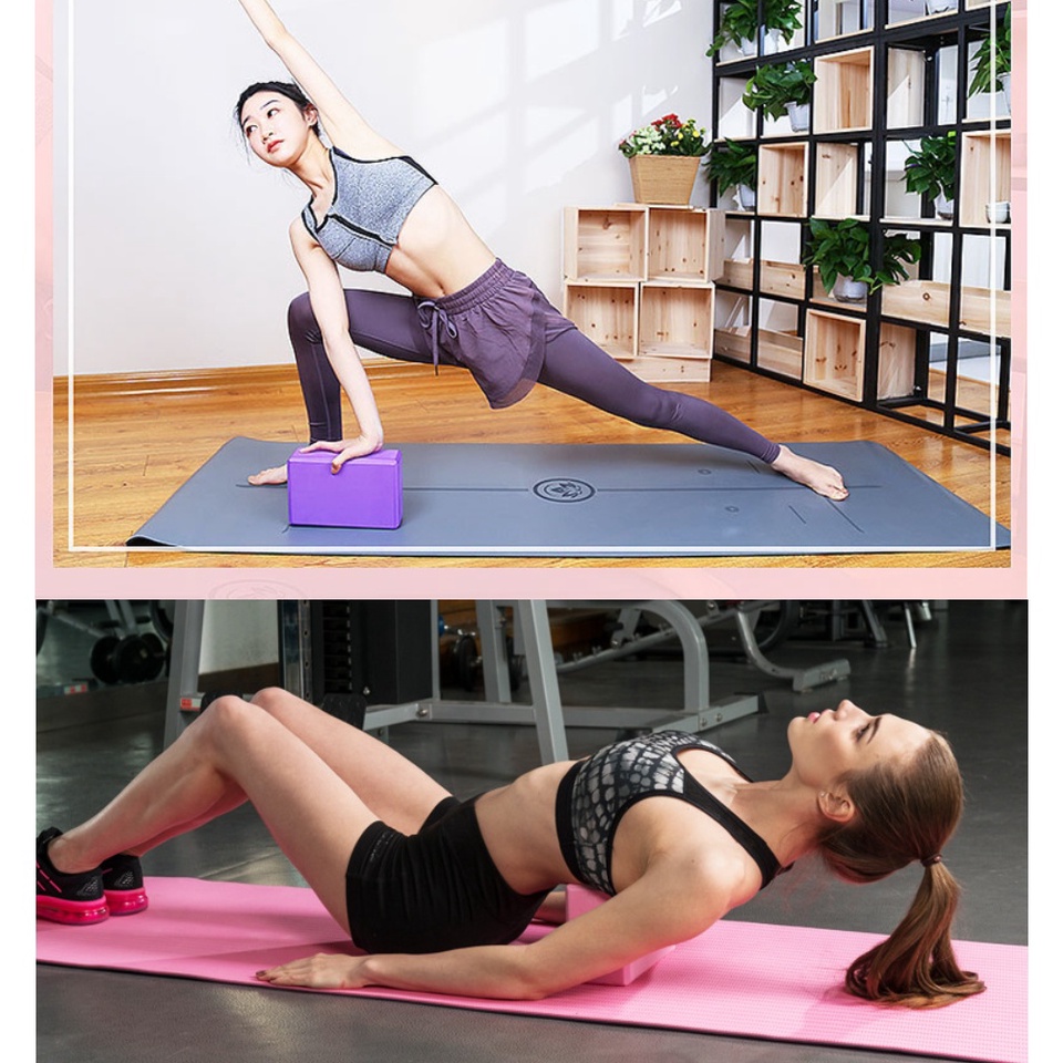 Gạch Tập Yoga Cao Cấp, Cứng Cáp Dụng Cụ Tập Yoga Tại Nhà TOPBODY - GACHT01