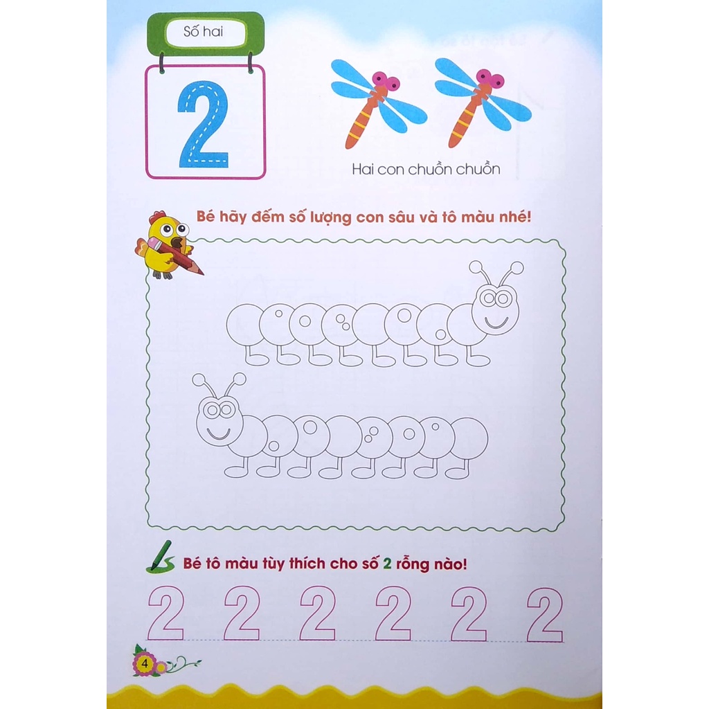 Sách Cùng Bé Bước Vào Lớp 1 - Bé Học Chữ Số Và Tập Tô 123