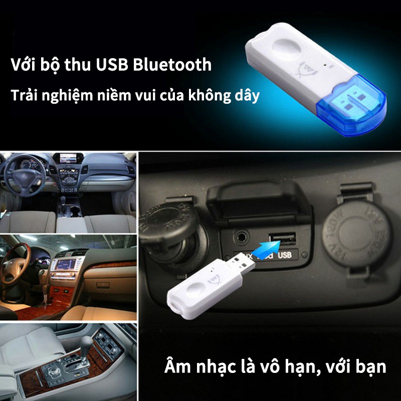 Bộ thu USB Bluetooth BT470 Bộ chuyển đổi âm thanh Bluetooth không dây Bộ chuyển đổi USB