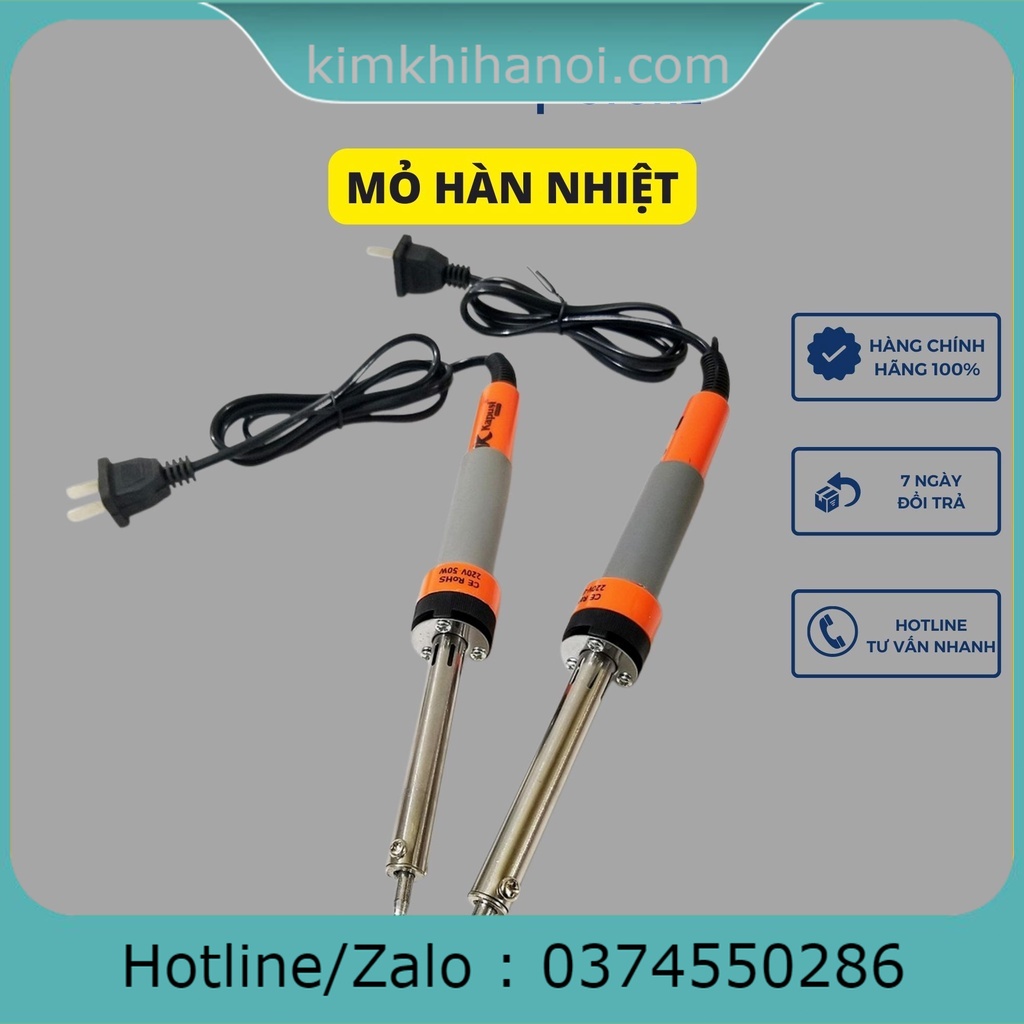 Mỏ hàn thiếc, hàn chì, xung dây đồng 100% bảo hành 24 tháng