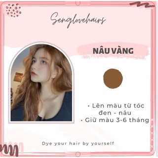 Thuốc nhuộm tóc màu nâu vàng