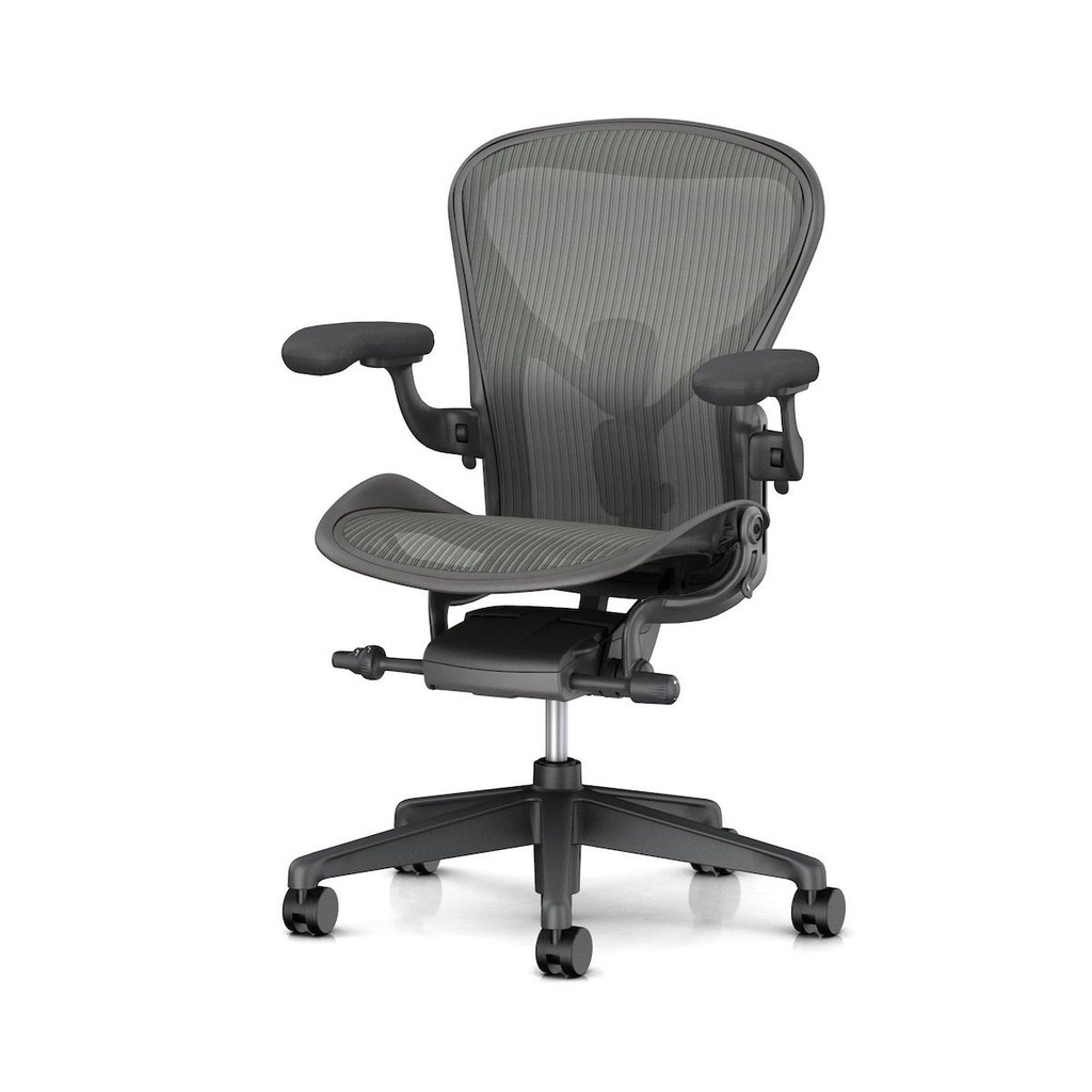Ghế văn phòng cao cấp, Ghế công thái học, ghế lưới Ergonomic Herman Miller Aeron 2 Size B
