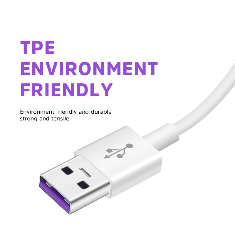 Kivee CT318 Cáp sạc nhanh Micro-USB dòng điện 5A chất lượng cao