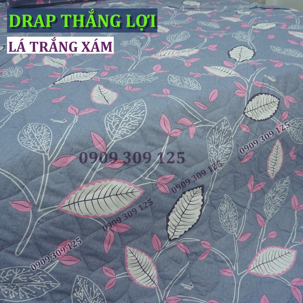 ( 5 món )bộ drap + mền Thắng lợi cotton cao cấp in logo | BigBuy360 - bigbuy360.vn