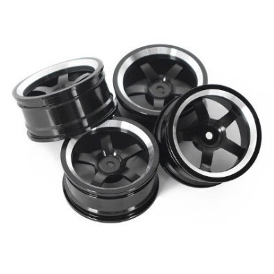 4 Mâm nhôm CNC cho RC 1/10 On-Road Drift Traxxas HSP Tamiya HPI Kyosho RedCat SAKURA