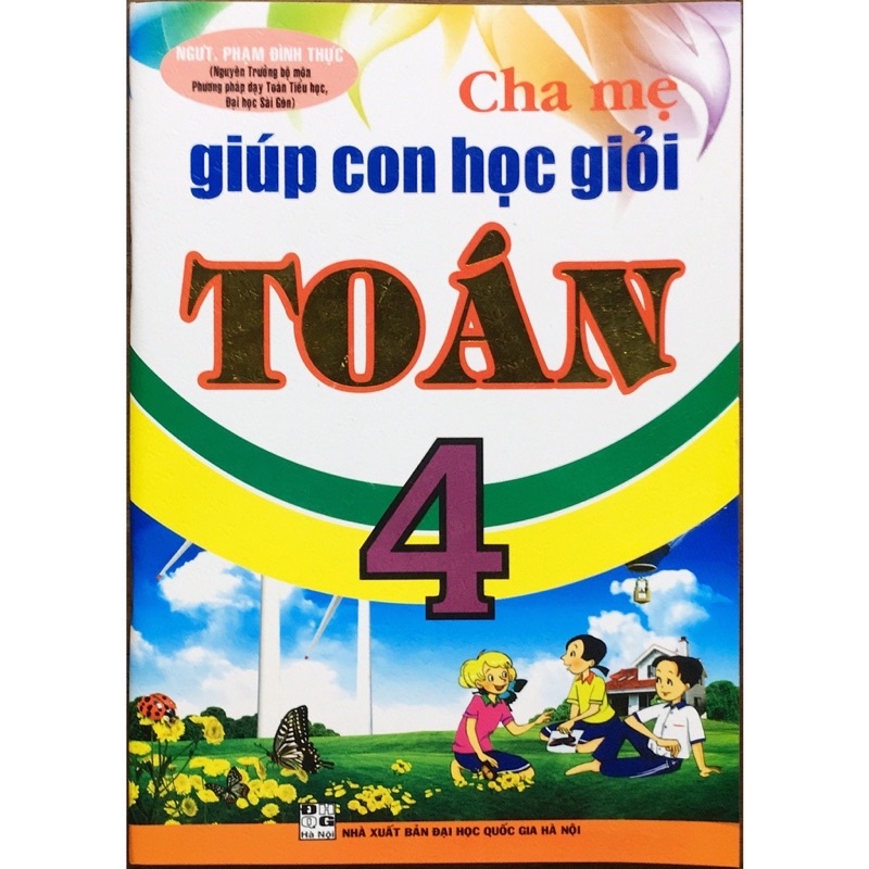 Sách - Cha Mẹ Giúp Con Học Giỏi Toán 4