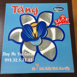 BỘ 7 BÁT THỦY TINH VINAMILK