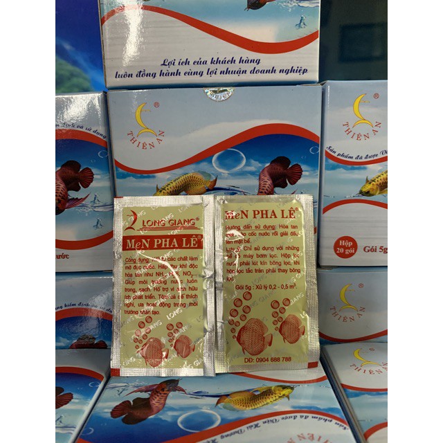 Men vi sinh Pha Lê làm trong nước bể cá