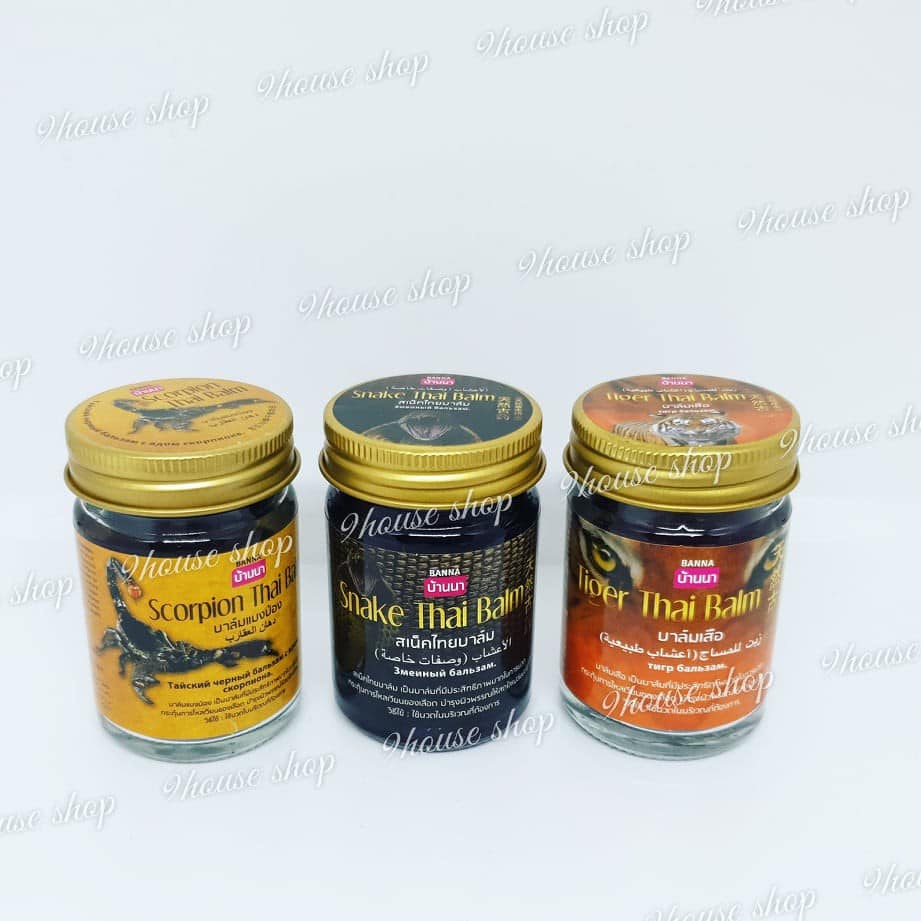 01 Hủ Dầu Cù Là Xoa Bóp Xương Khớp BANNA Thái Lan