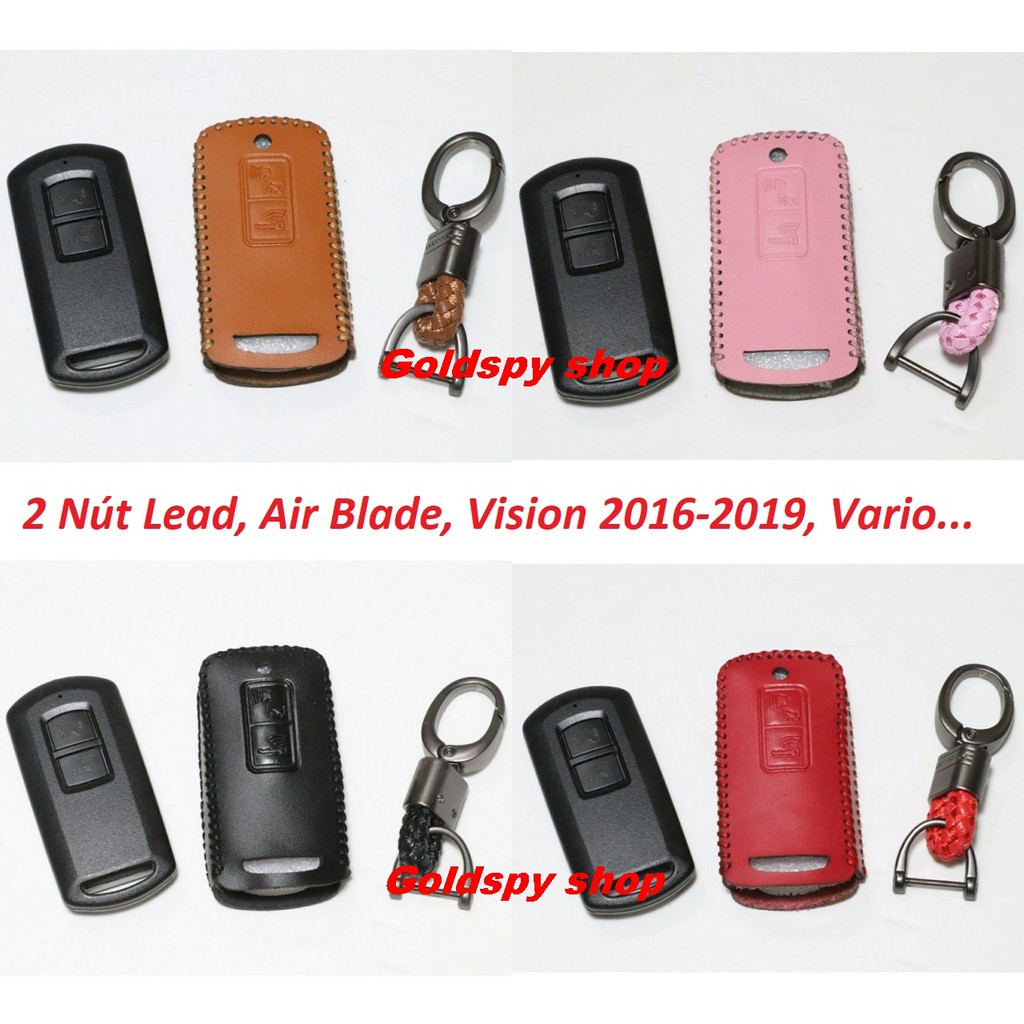 Bao Da Chìa Khóa Smartkey Honda SH, SH MODE, PCX, LEAD, AIR BLADE, VISION... - Bao bọc chìa khóa Honda SMARTKEY Honda