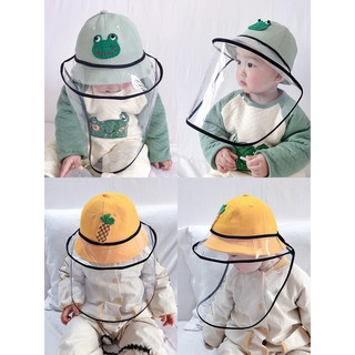 Mũ chắn giọt Bắn Cho Trẻ Em Bảo Vệ Bé Yêu Mùa Dịch Phong Cách Hàn Quốc 1-2 Tuổi -Candy House