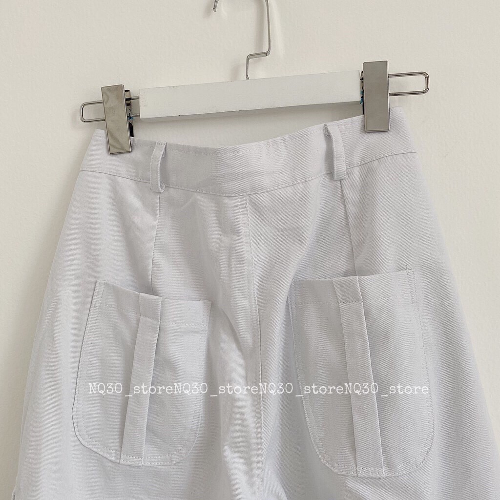 [ Mã FAMAYWA giảm 10K đơn 50K] Quần kaki trắng túi hộp chun gấu/ Quần Kaki Trắng - Quần Jogger Kaki Túi Hộp Trơn | BigBuy360 - bigbuy360.vn