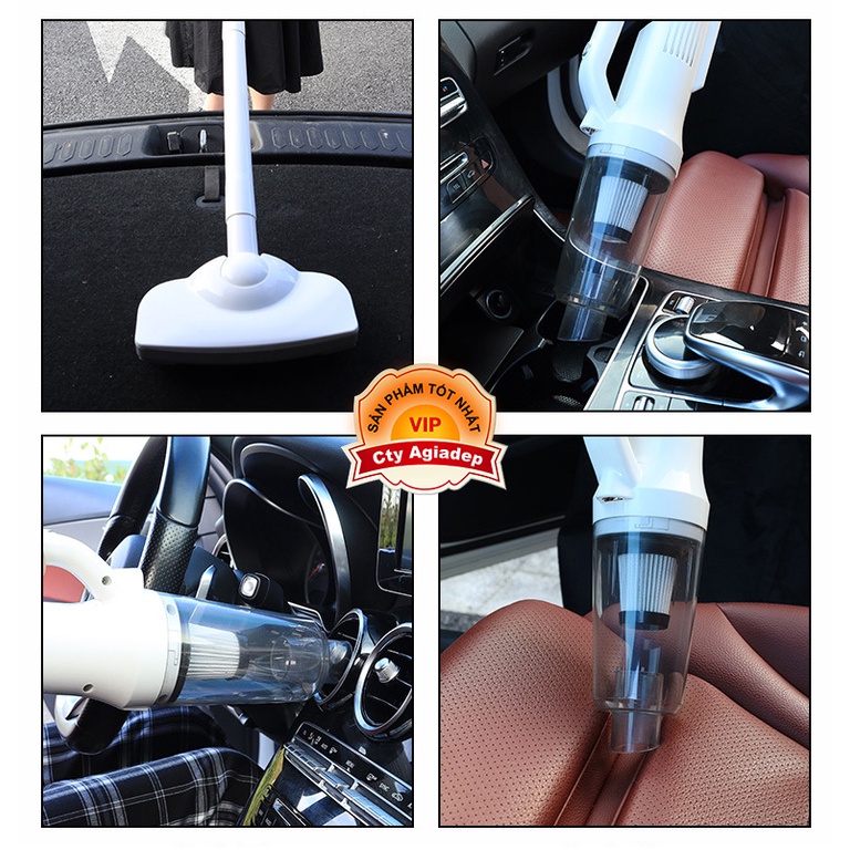 Máy hút bụi ST6101 2 đầu ngắn dài kèm Lau sàn Không dây Pin sạc