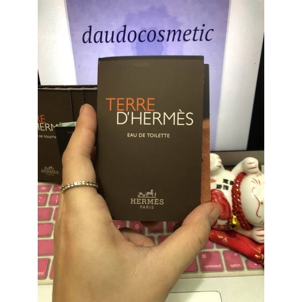 [ vial ] Nước hoa Herrmes Terre D'hermes EDT - Parfum - Vetiver 1.5ml
