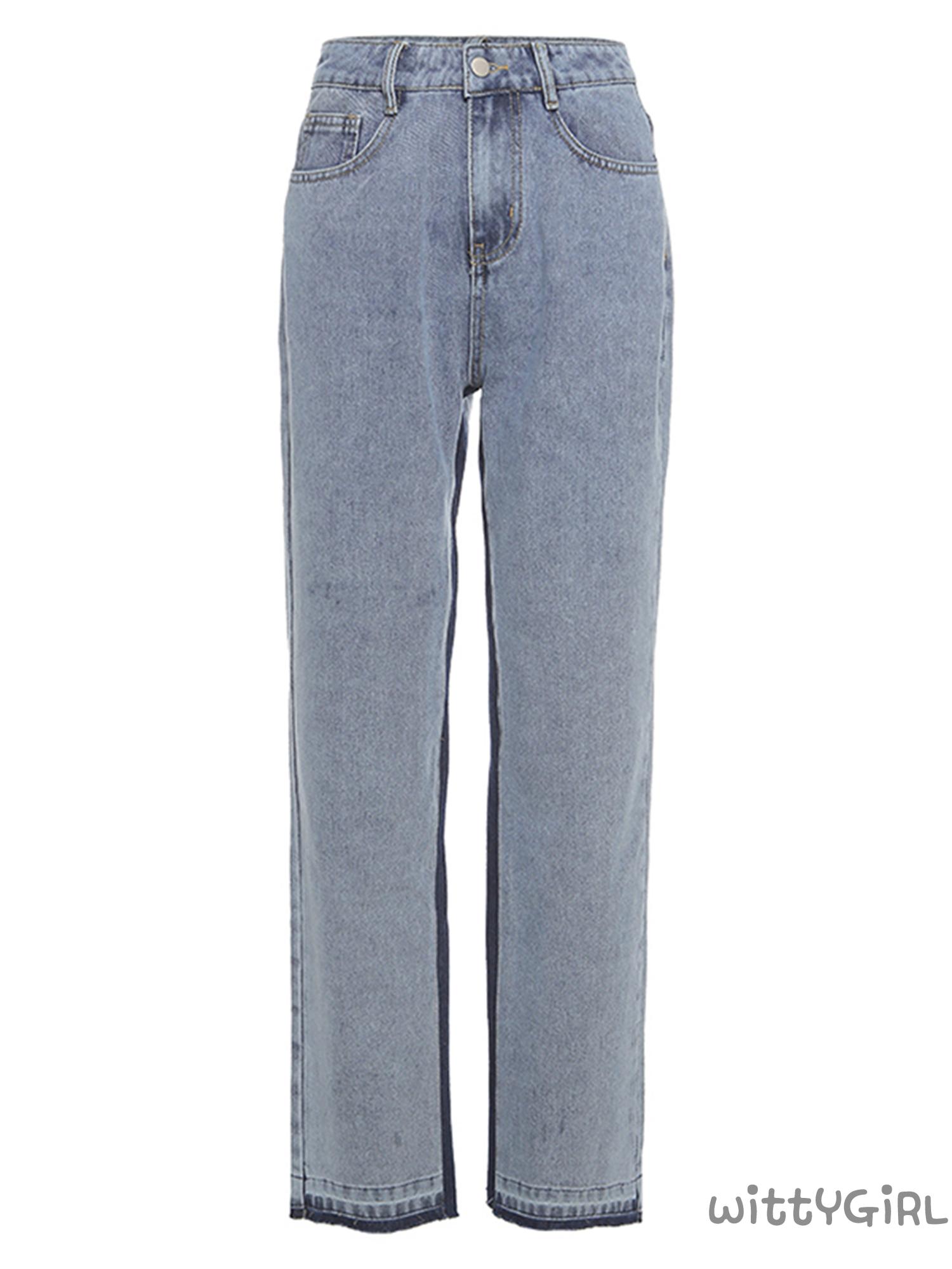 Quần Jeans Dài Ống Rộng Thời Trang Dành Cho Nữ | BigBuy360 - bigbuy360.vn