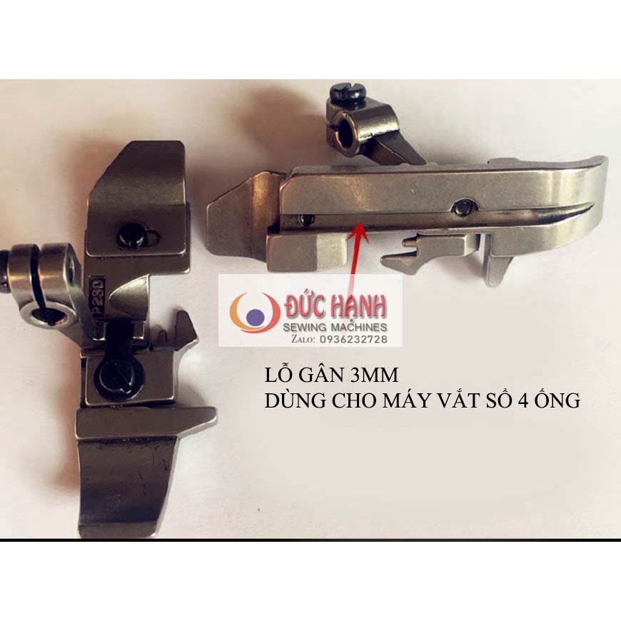 CHÂN VỊT MAY GÂN MÁY VẮT SỔ 4 ỐNG CÔNG NGHIỆP