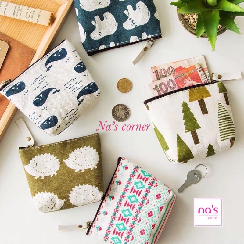 Ví mini vải canvas đẹp bền
