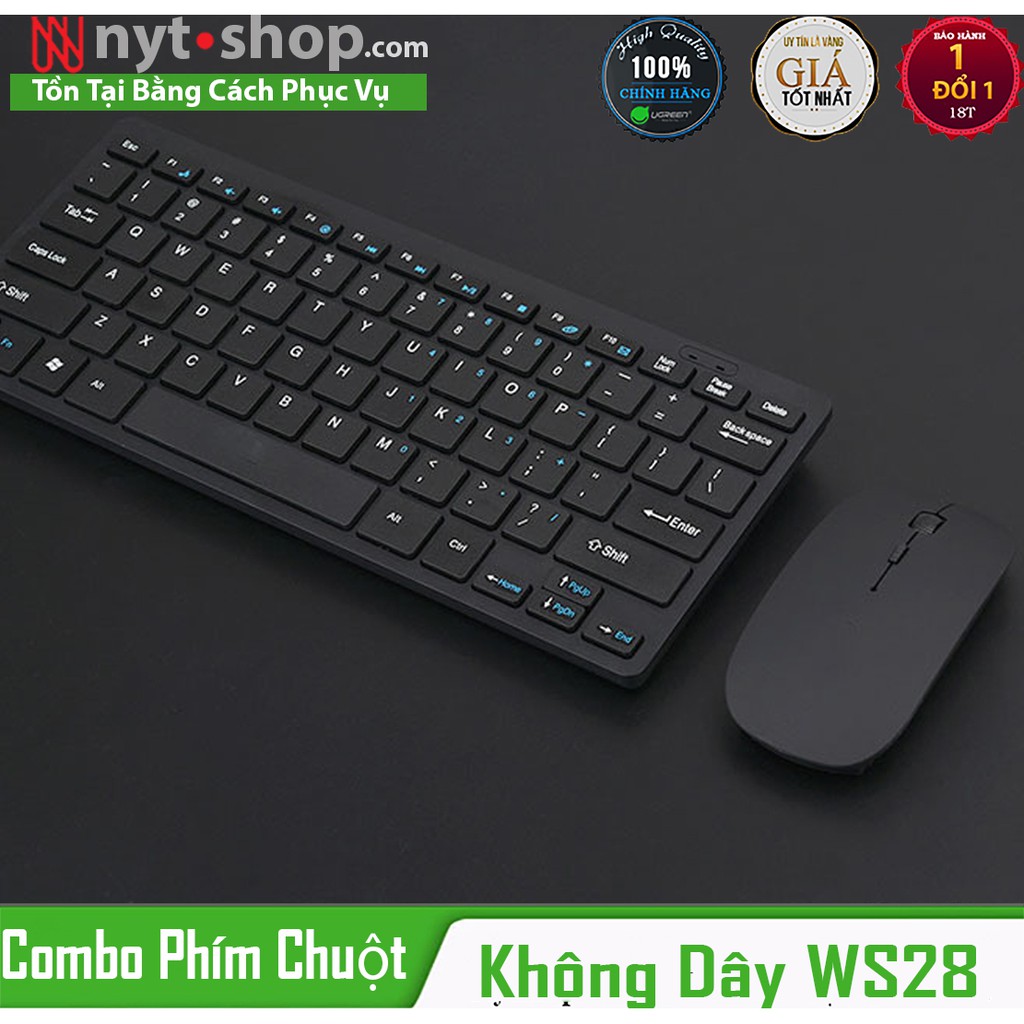 Combo Phím Chuôt Không Dây Cao Cấp Namando WS28