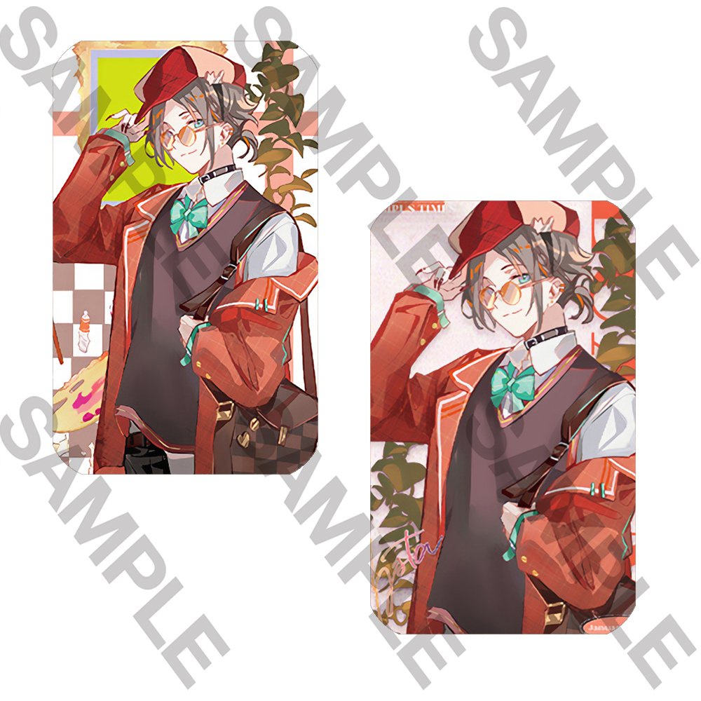 Ảnh card bo góc in hình LUXIEM ver HỌC BÁ thẻ bo viền 5*8cm anime chibi sưu tập độc đáo