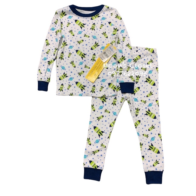 Bộ ngủ (sleepwear) vũ trụ xuất dư size 2y-5y (11-17kg)