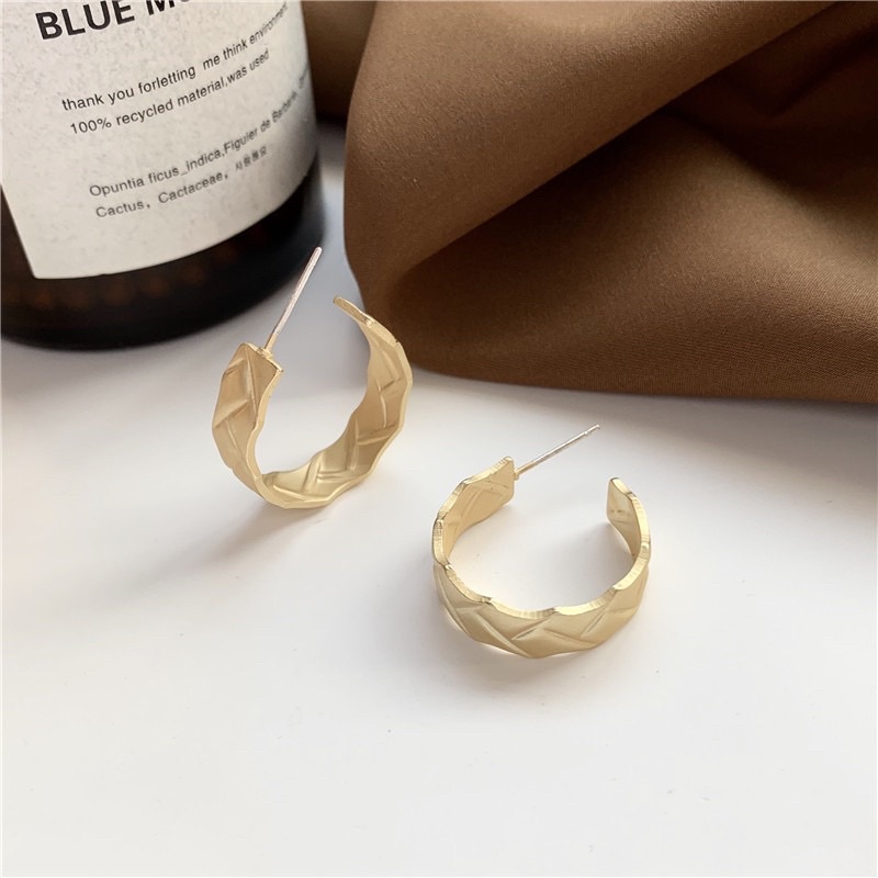 Khuyên tai tròn đơn giản - Maben