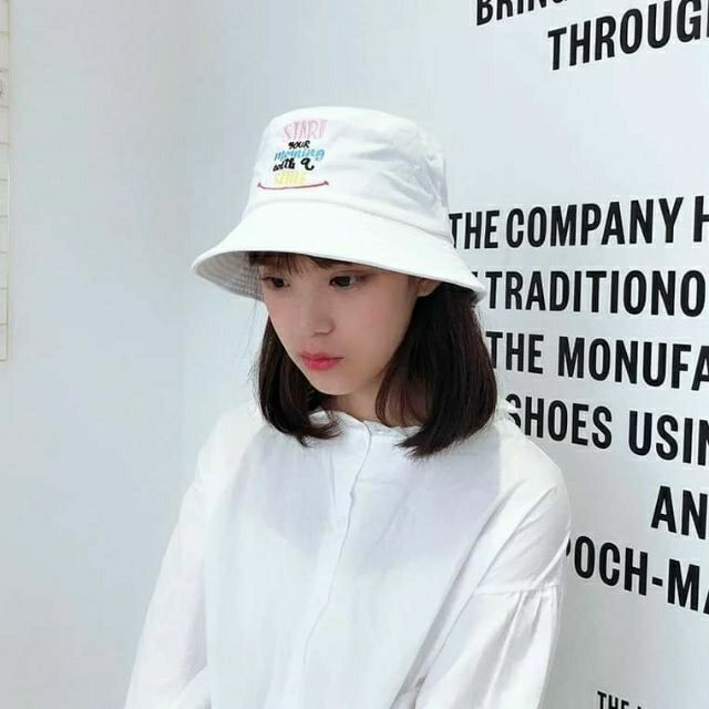 Mũ Nón Bucket Thêu Chữ Start