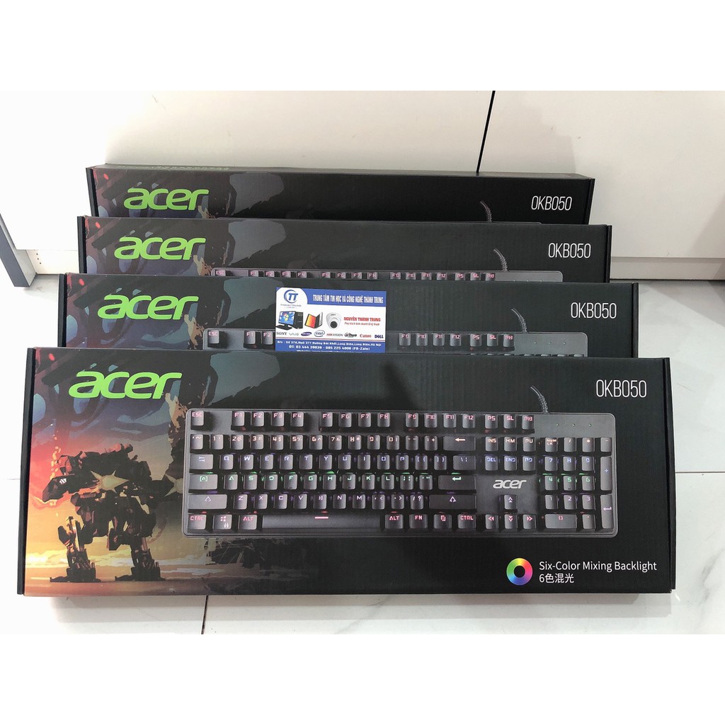 Bàn phím cơ Gaming Acer OKB050, OKB 050 - Chính hãng mới 100% Bảo hành 12 tháng