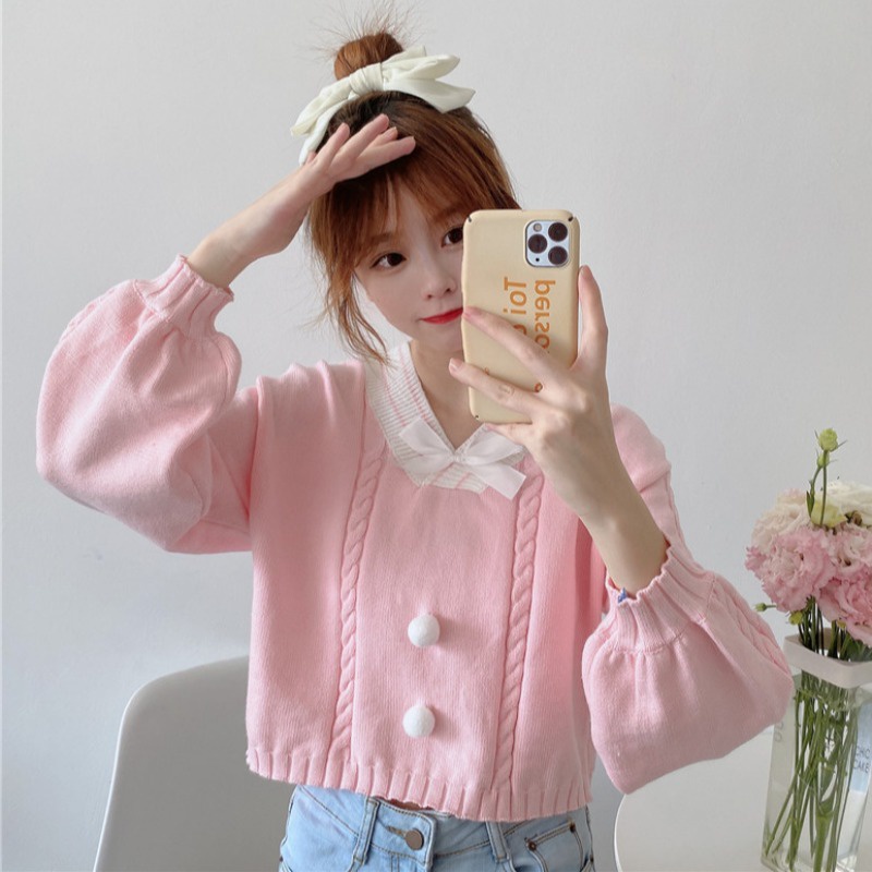 NRVP Áo Sweater Dài Tay Phong Cách Hàn Quốc Sành Điệu Dành Cho Nữ