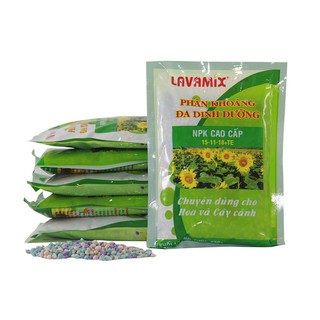 Phân Bón NPK 3 Màu Cao Cấp 15-11-18+TE (200g/Gói) - Chuyên Sử Dụng Cho Hoa Cây Cảnh