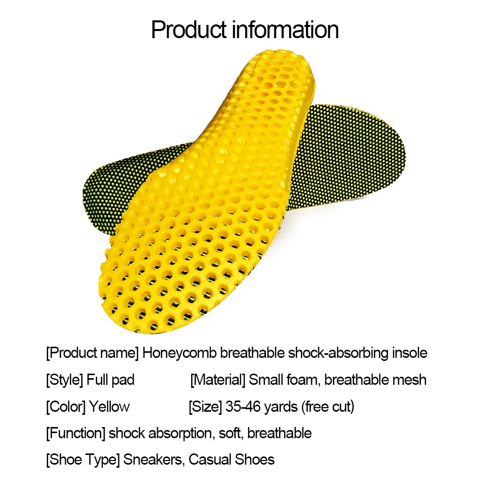 Miếng Lót Giày Sneaker Chạy Bộ Thoáng Khí Thấm Hút Mồ Hôi Không Trượt Bảo Vệ Bàn Chân