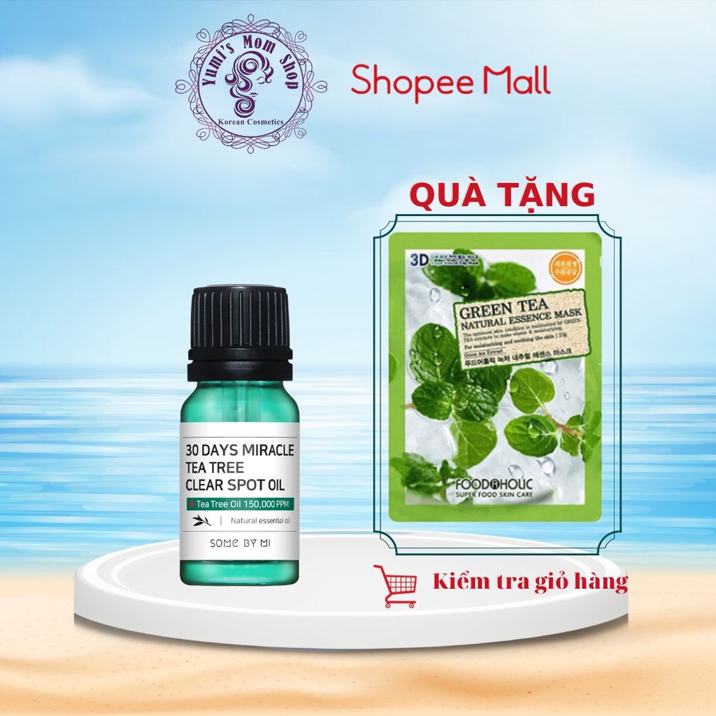 Tinh dầu tràm trà ngăn ngừa mụn Some By Mi 30 Days Miracle Tea Tree Clear Spot Oil 10ml