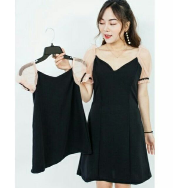 Đầm body ren