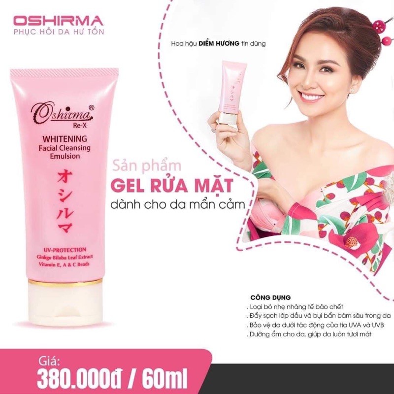 Sữa Rửa Mặt Oshirma ReX