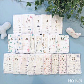Set Khăn Sữa 5 Chiếc Và Yếm Nous Mẫu Mới Nhất 2021 NOUS