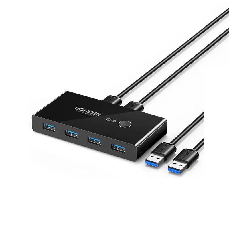 Bộ chia USB 3.0 chia sẻ dữ liệu 2 vào 4 ra Ugreen 30768