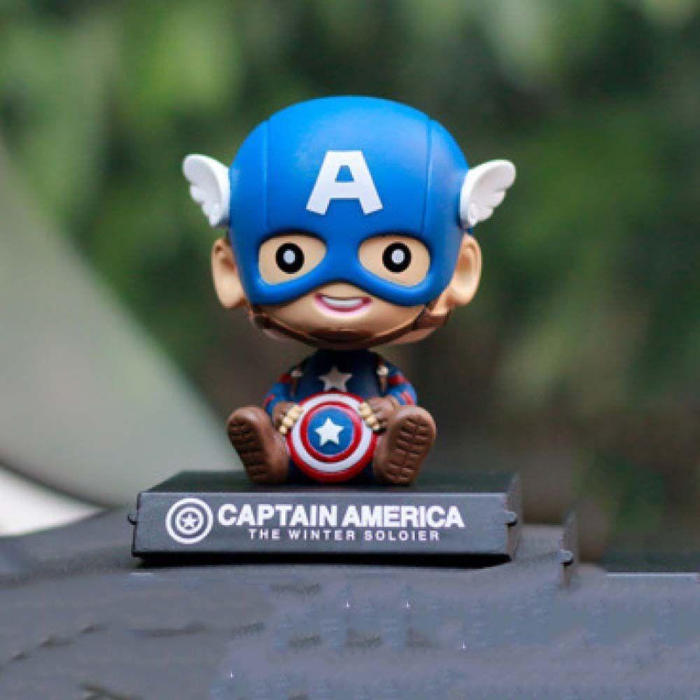Mô Hình Đồ Chơi Nhân Vật Hoạt Hình Người Nhện Marvel Lắc Đầu VANES1 Trang Trí Nội Thất Xe Hơi / Văn Phòng
